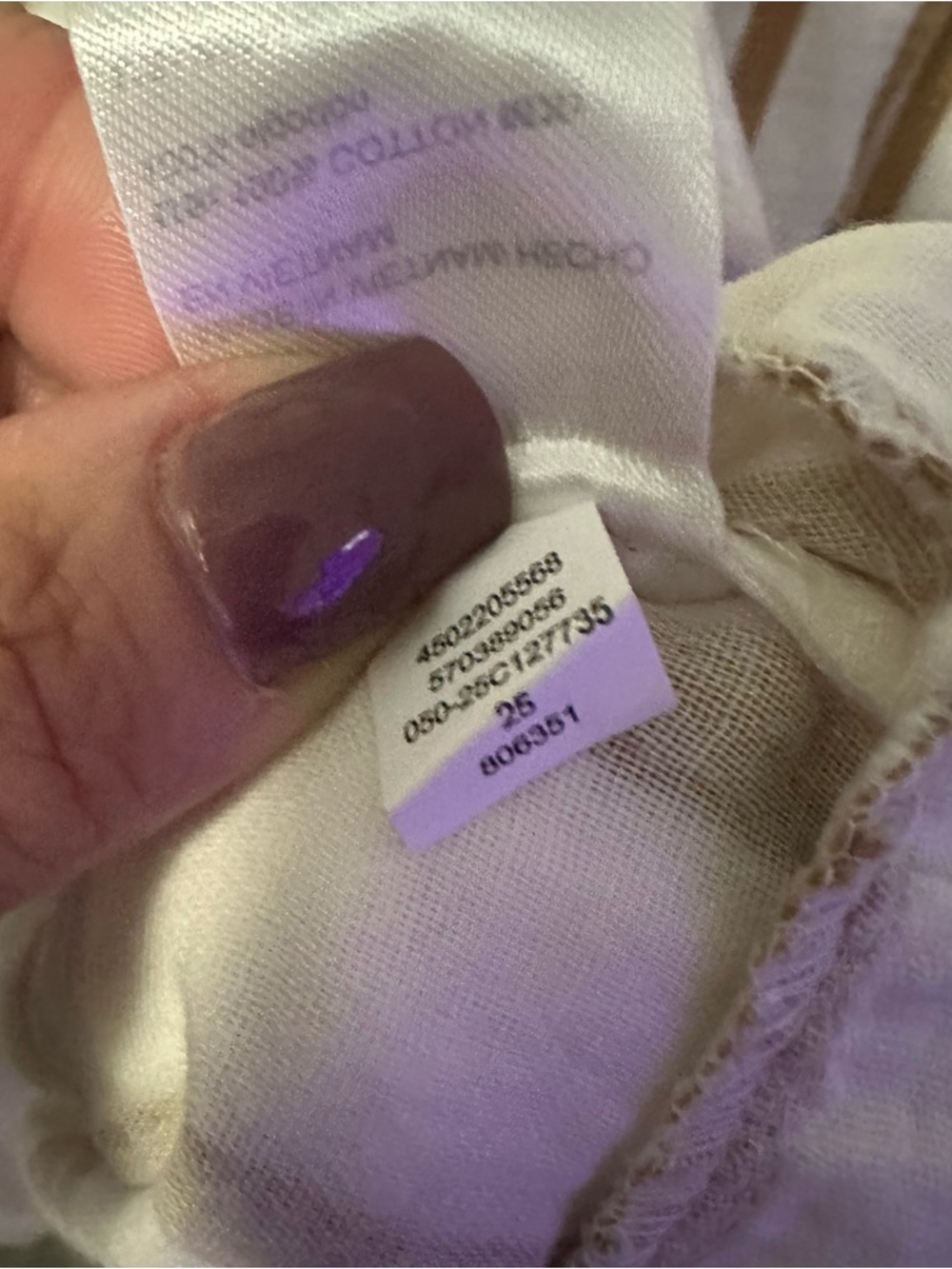 Chico's Striped Cotton-Gauze Shirtdress Size 14 NWT - Picture 10 of 12